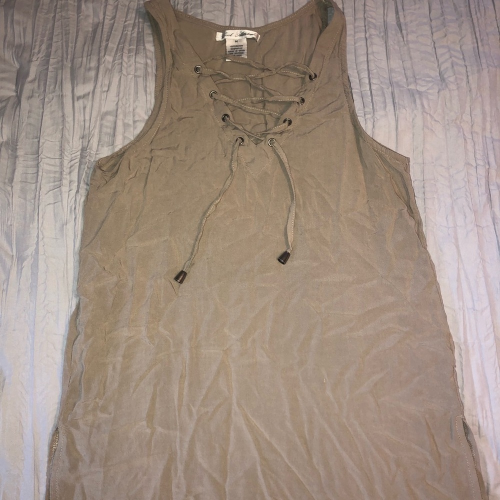Tan Blouse
